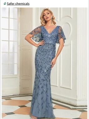 I purchased this dress for a wedding and unfortunately it doesn’t fit.